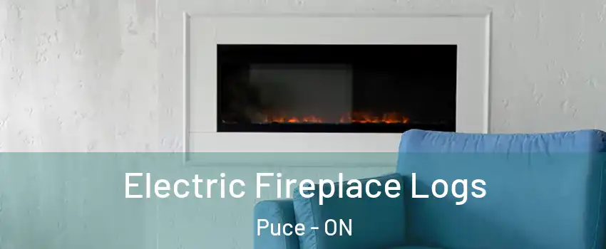  Electric Fireplace Logs Puce - ON