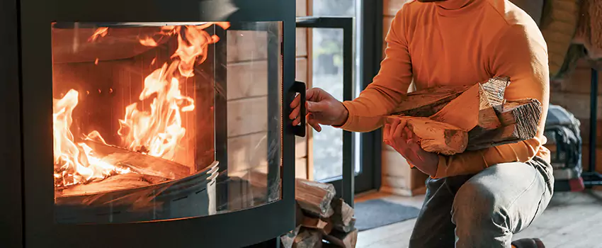 Residential Fireplace Ceramic Glass Installation in Lakeshore, ON