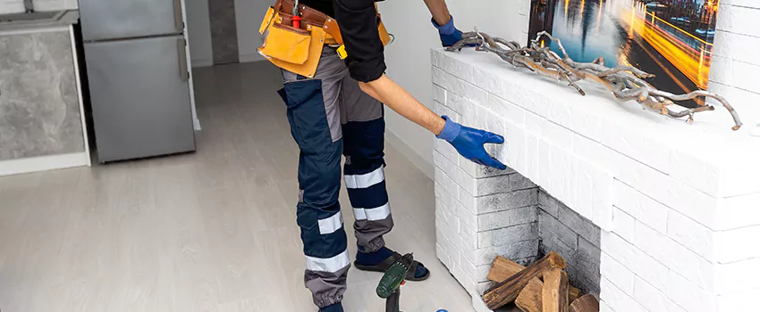 Outdoor Fireplace Restoration in Lakeshore, Ontario