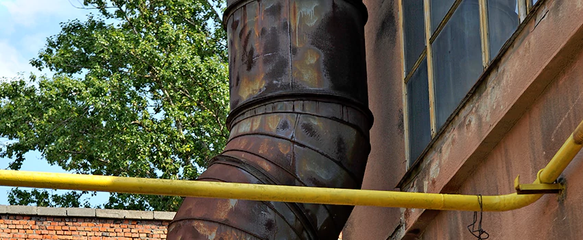 Lightning Protection Installation System for Industrial Chimneys in Ruscom Station, Ontario