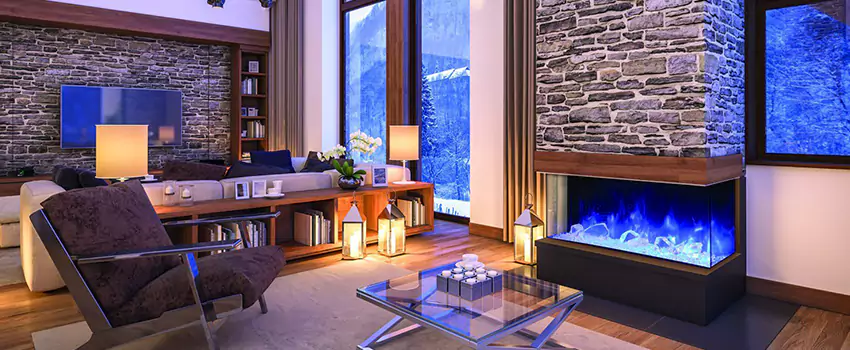 Dynamic Flame Color Fireplace Installation in Lakeshore, ON