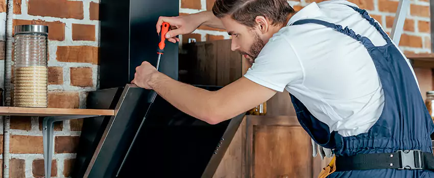 Old Rusted Metal Fireplace Repair And Replacement in Stoney Point, ON