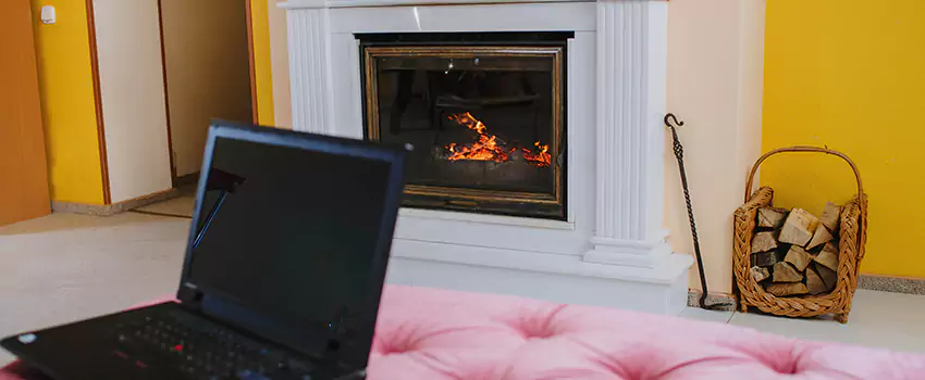 Valor Outdoor Gas Fireplace in Lakeshore, Ontario