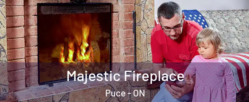  Majestic Fireplace Puce - ON