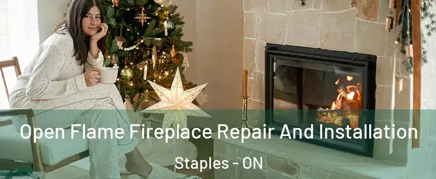  Open Flame Fireplace Repair And Installation Staples - ON